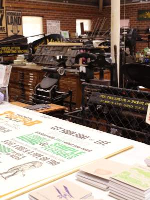 Bright Press print shop floor