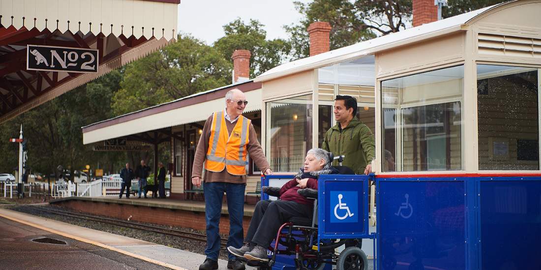 2021 Bennett Brook Railway accessible train carriage