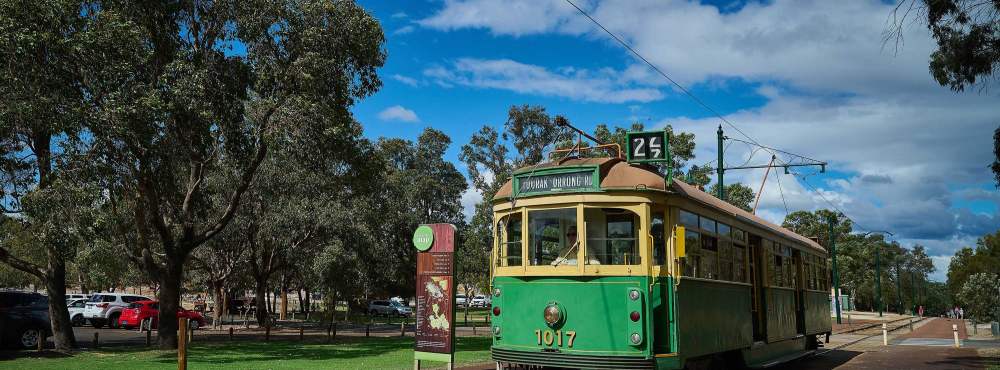 Whiteman Park Heritage electric tram rides Village WEB