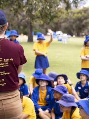 Whiteman Park CGF2021 Presenter t shirt logos