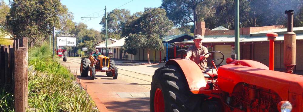 Tractor Parade at Whiteman Park