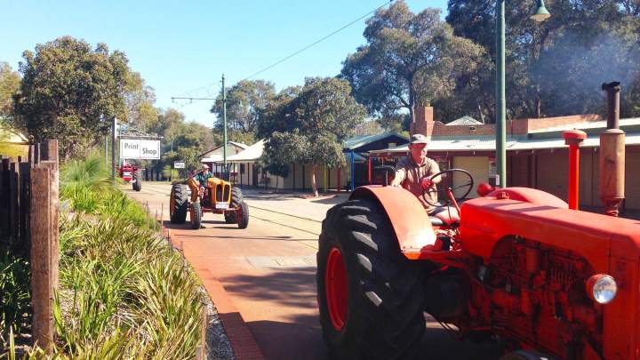 Tractor Parade at Whiteman Park