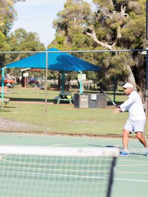 Sports facilities tennis court