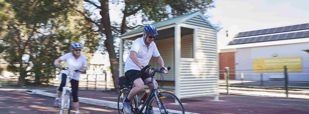 Whiteman Park shared use paths riding outside Revolutions