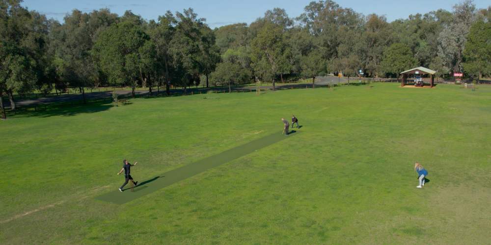 Whiteman Park recreation cricket pitch at Mussel Pool WEB