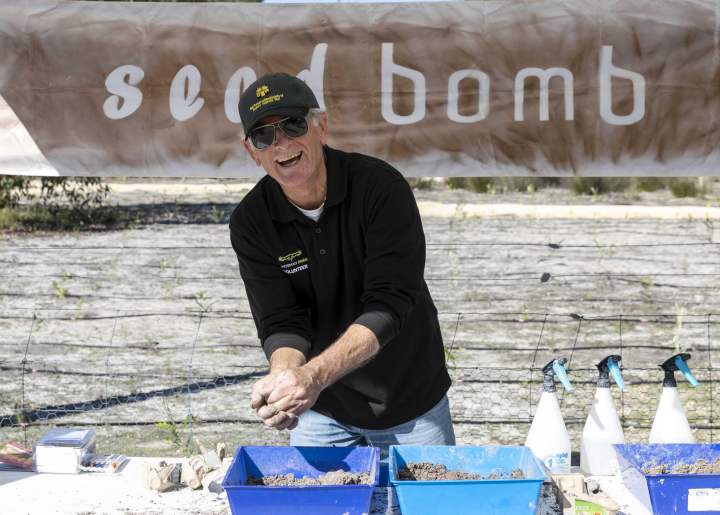 Whiteman Park Volunteers Events having fun making seed bombs WEB