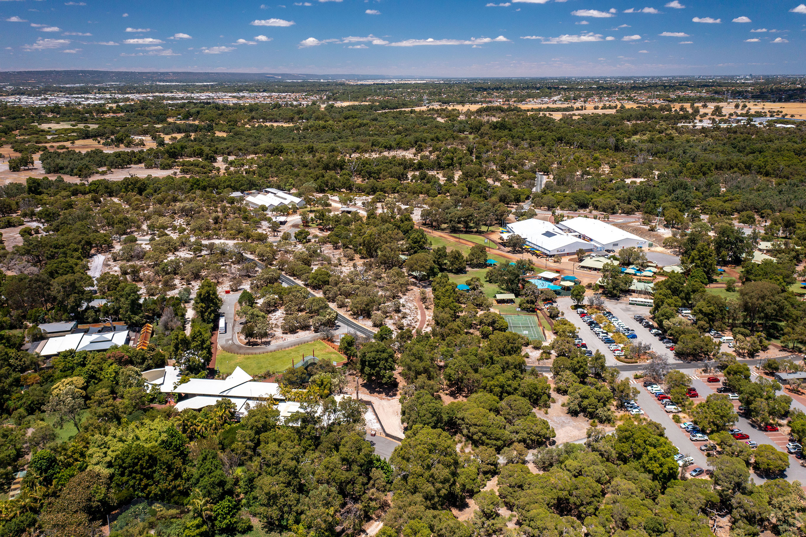Whiteman Park Village aerial 2025