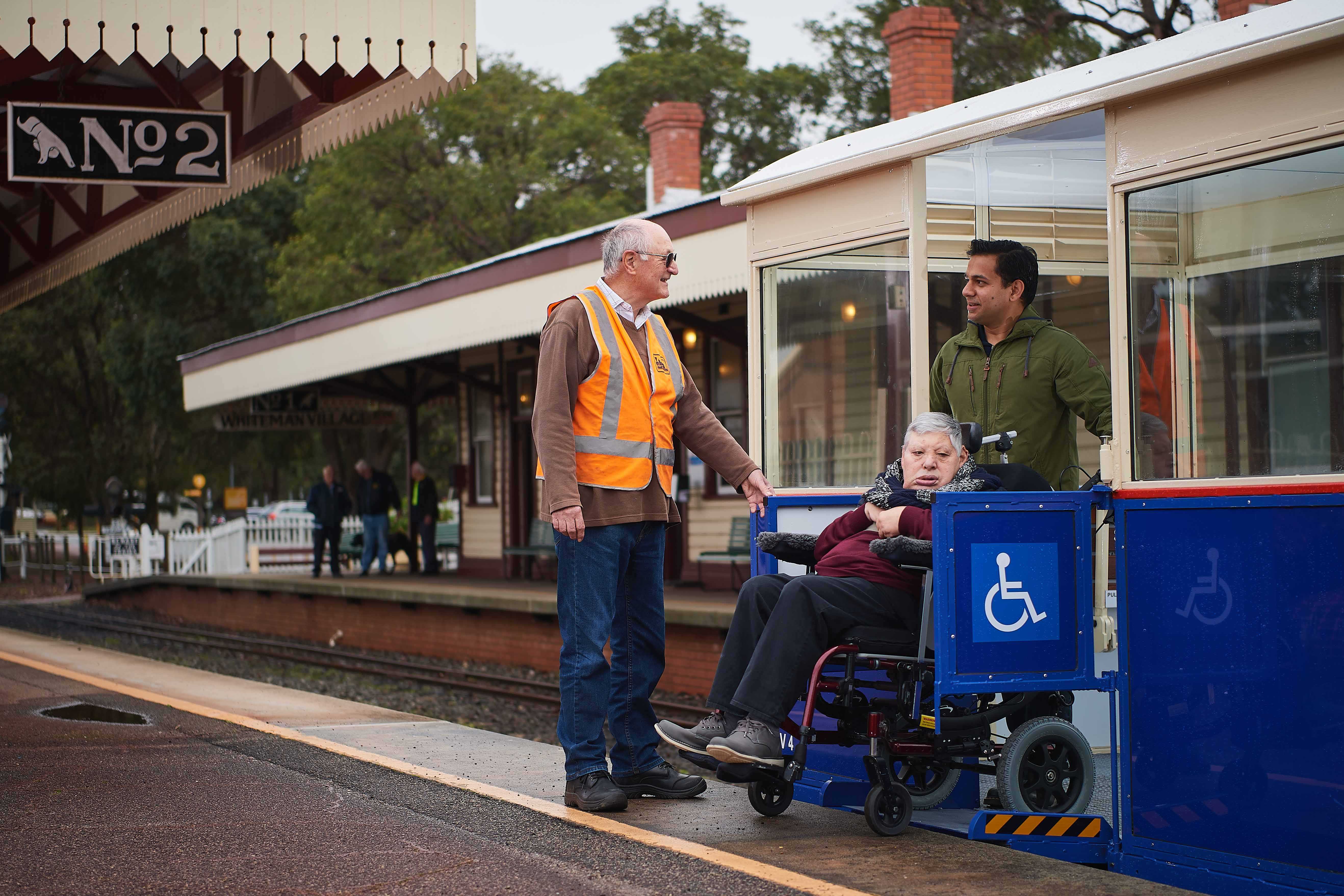 Disability access accessible train carriage WEB