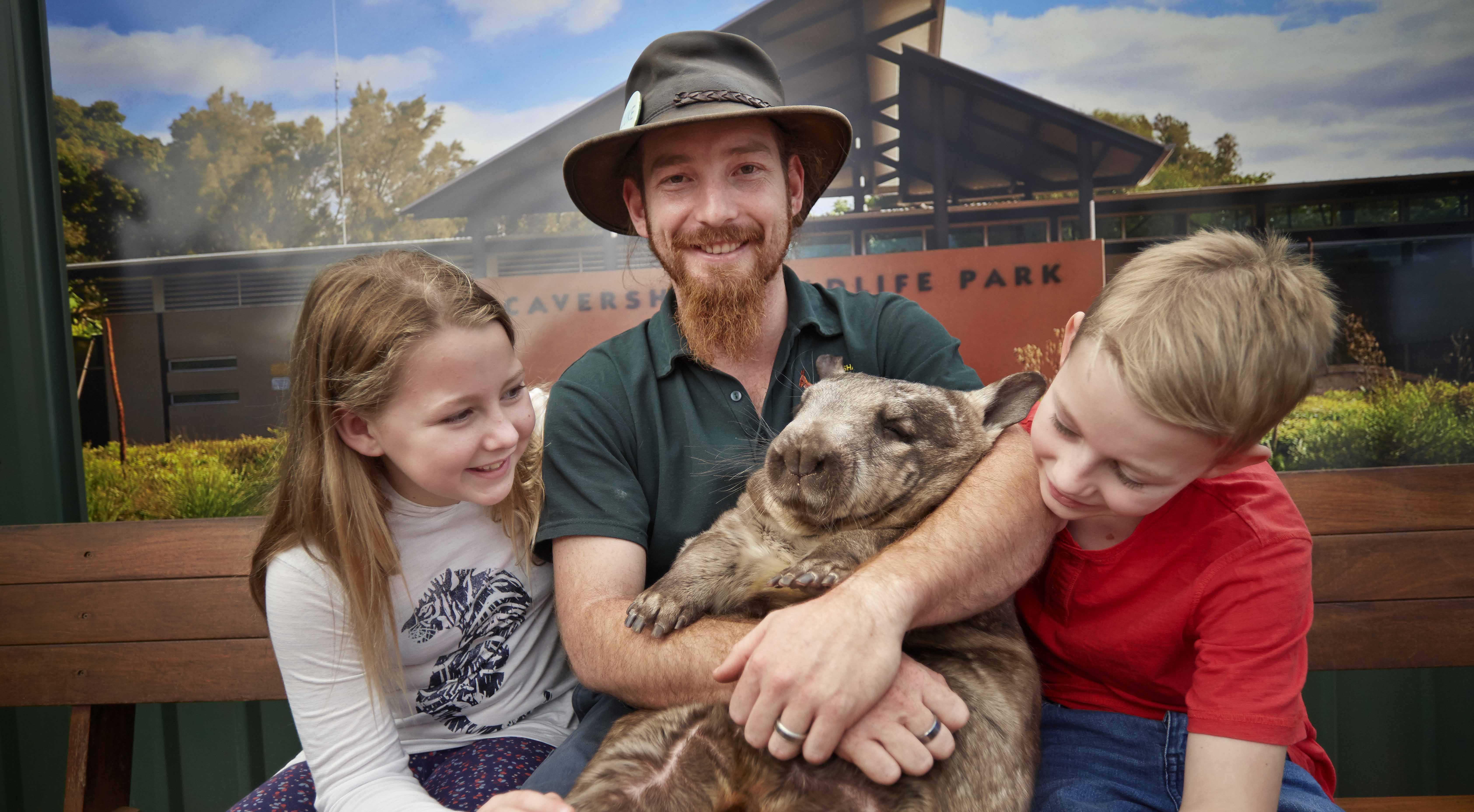Caversham Wildlife Park meet a wombat WEB CRP
