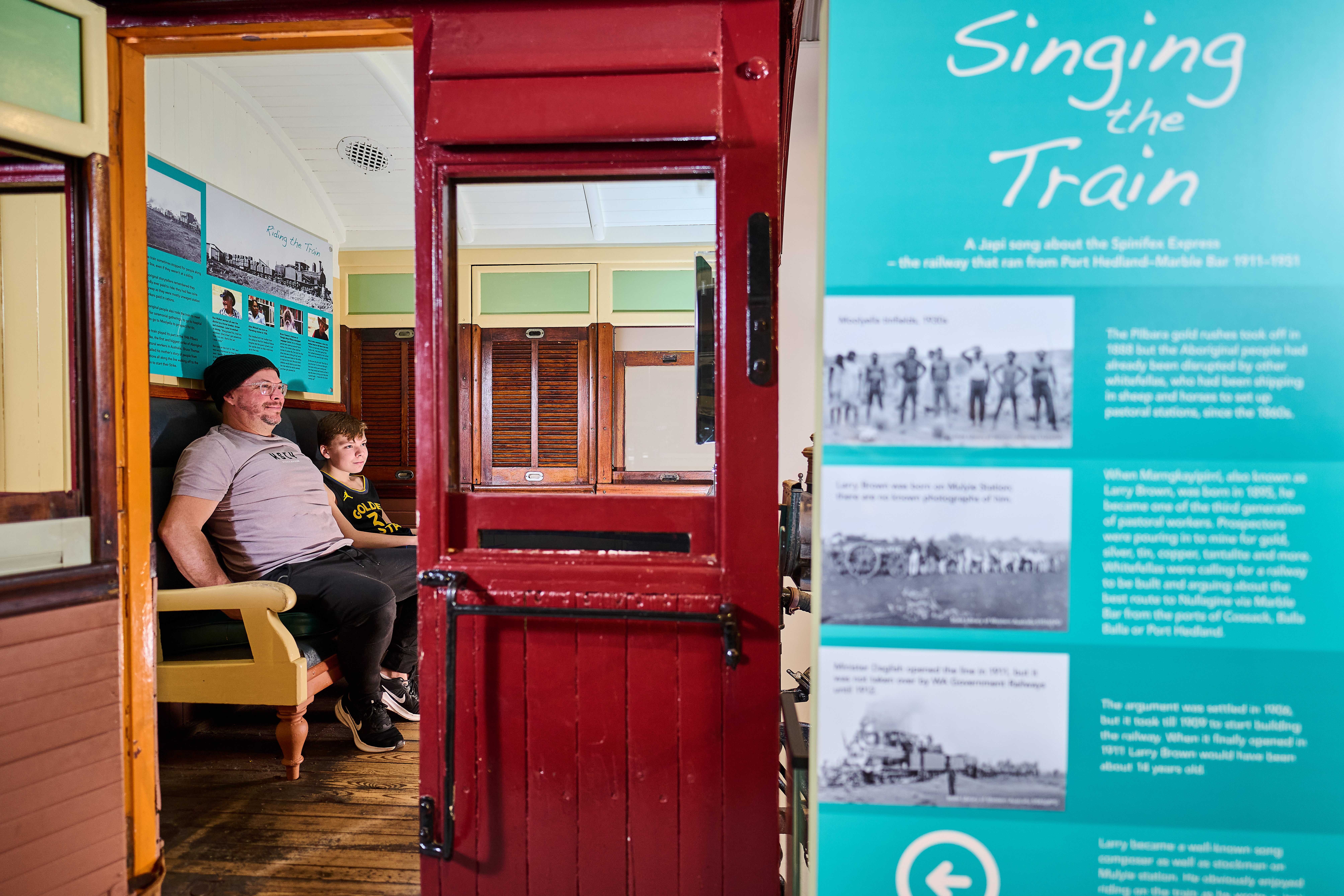 Revolutions exhibition Singing the Train 01 Whiteman Park