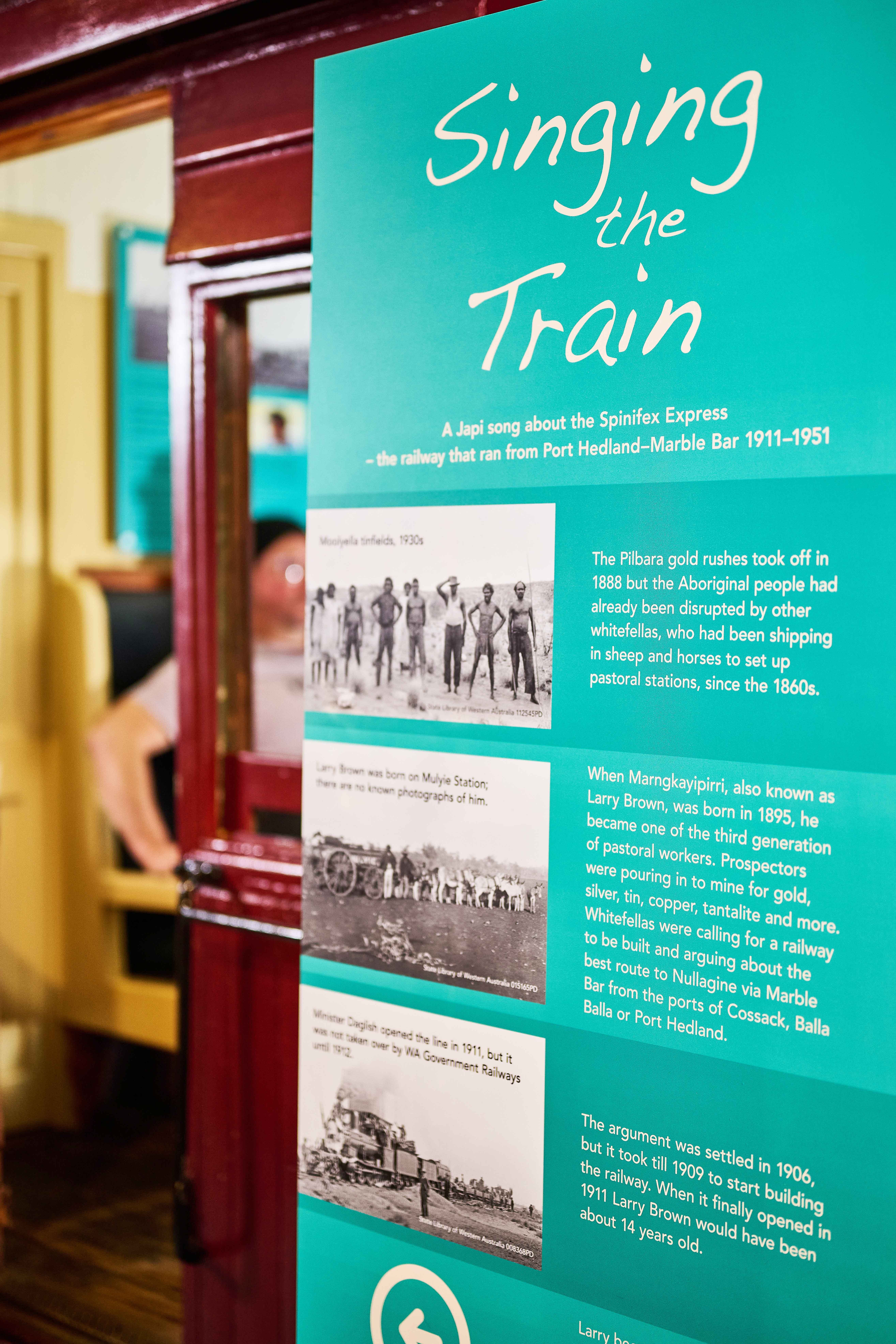 Revolutions exhibition Singing the Train 02 Whiteman Park