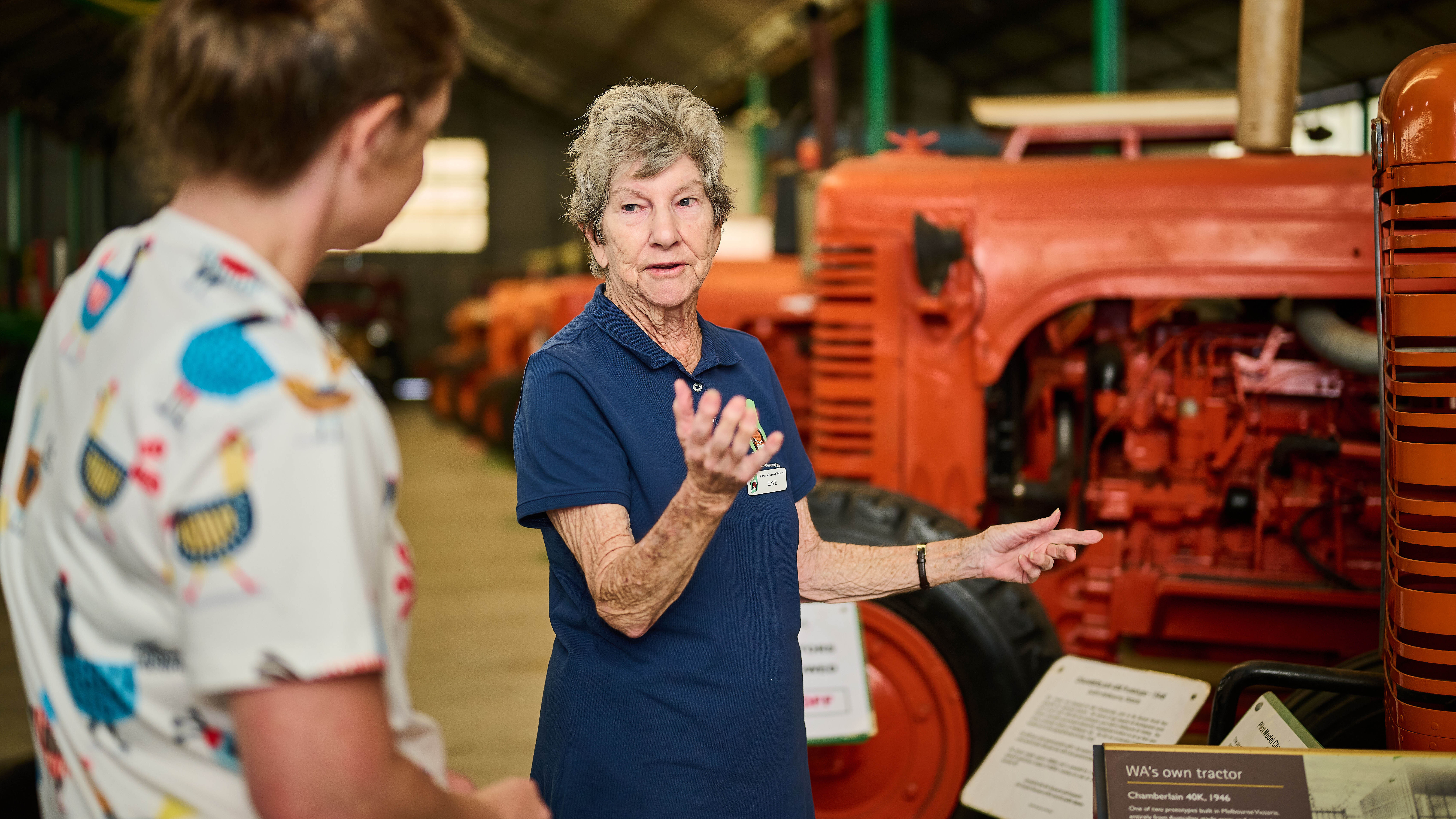 Tractor Museum of WA volunteer tour Whiteman Park 2025 DC Images