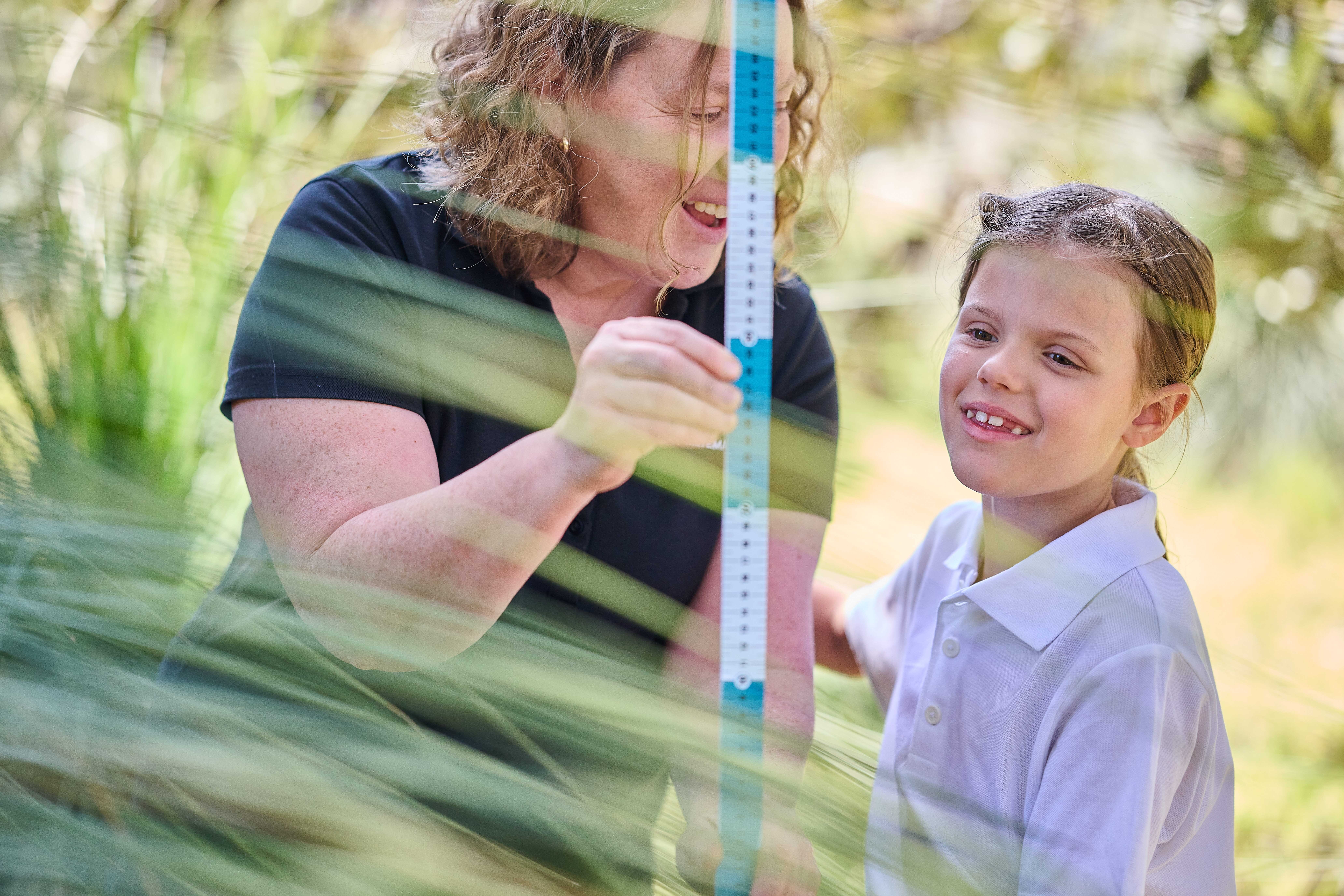 Education measuring Whiteman Park 2023 DC Images BANNER