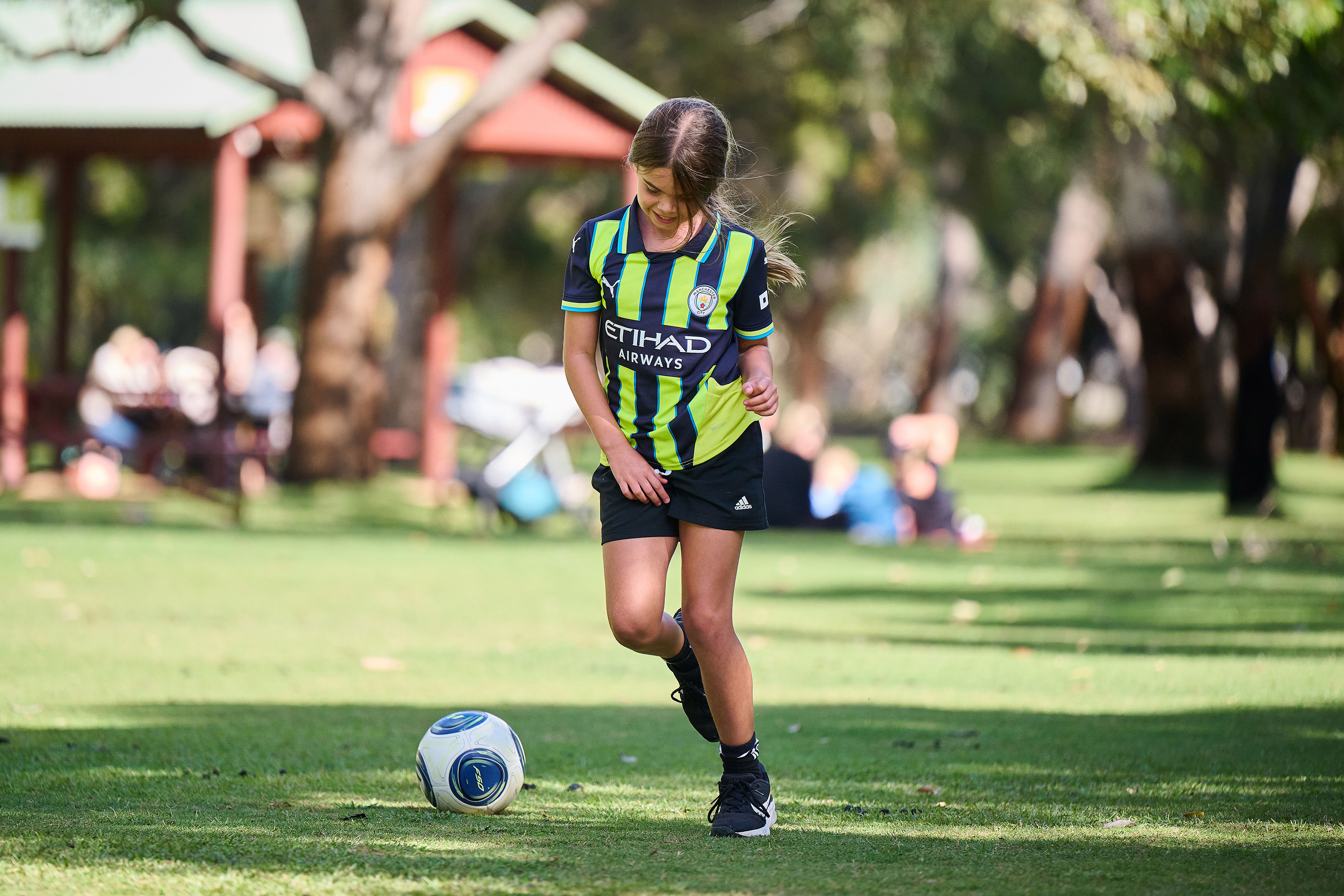 039 WP Girl playing soccer