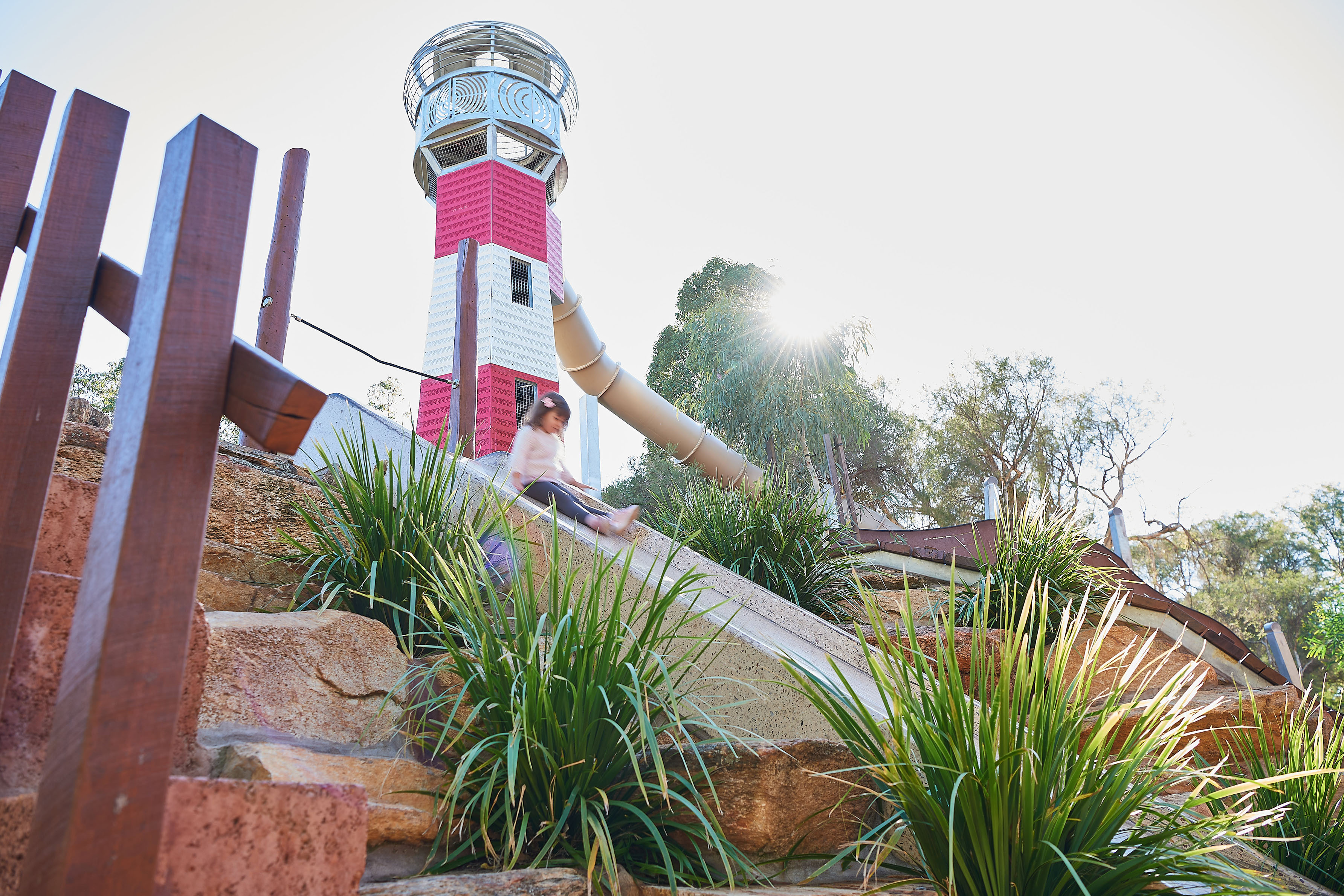 026 Whiteman Park Pias Place concrete slide
