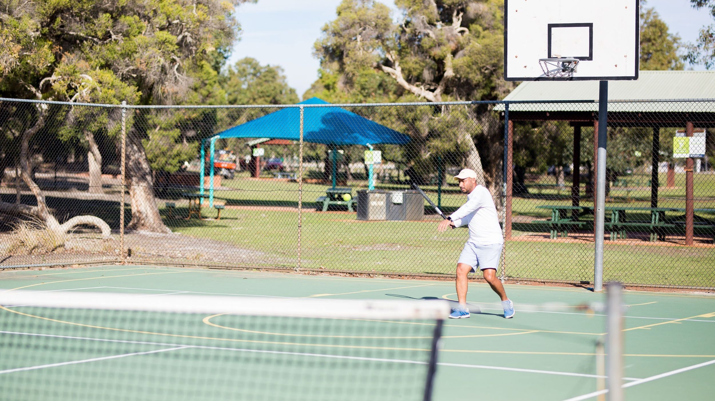 Sports facilities tennis court