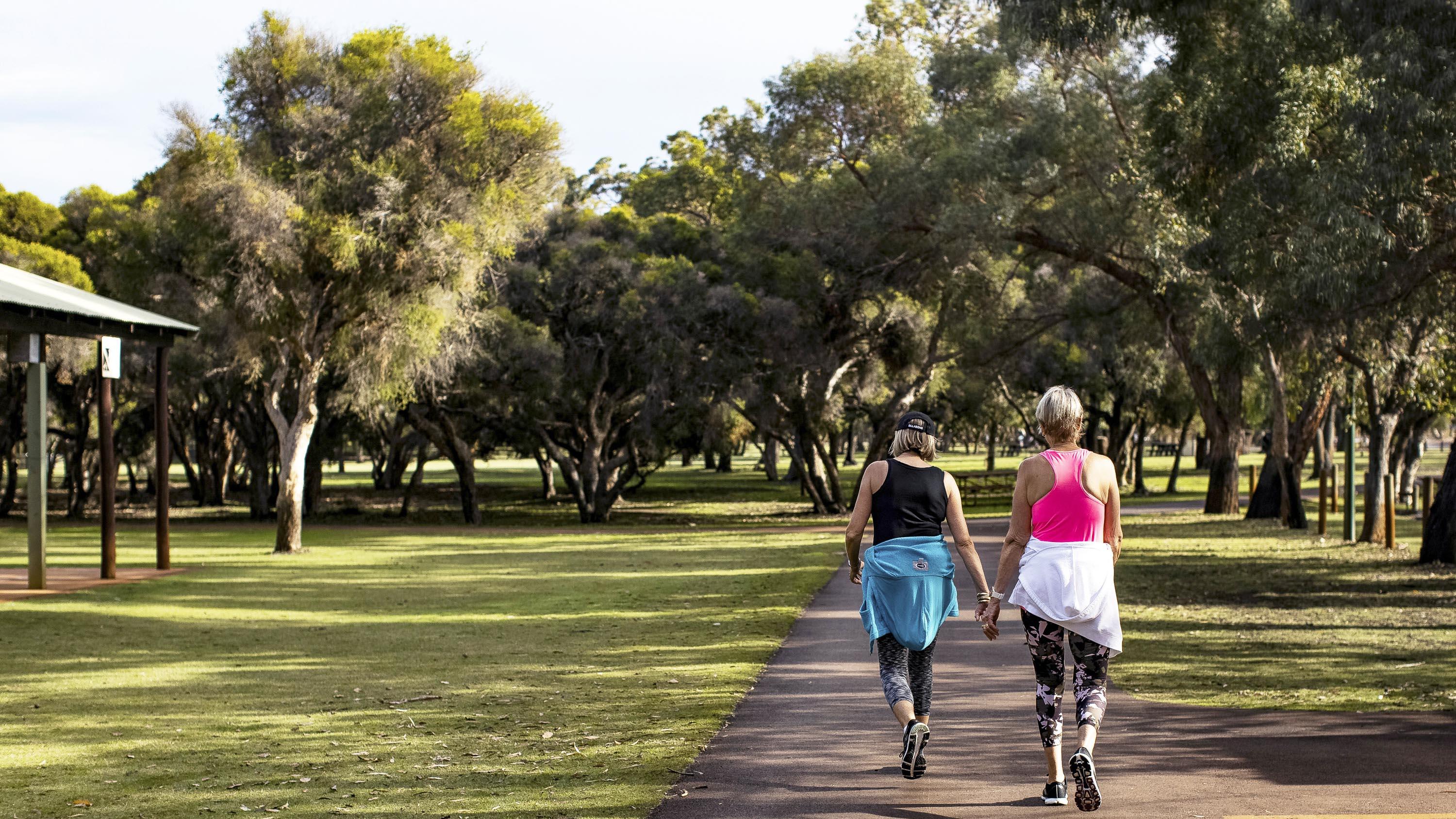 Whiteman Park Exercise walking ladies WEB