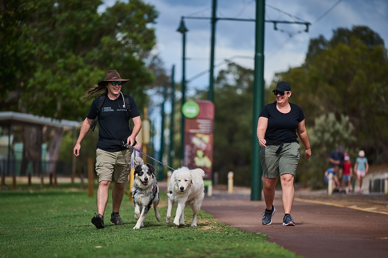 Whiteman Park exercise walk the dogs WEB 01