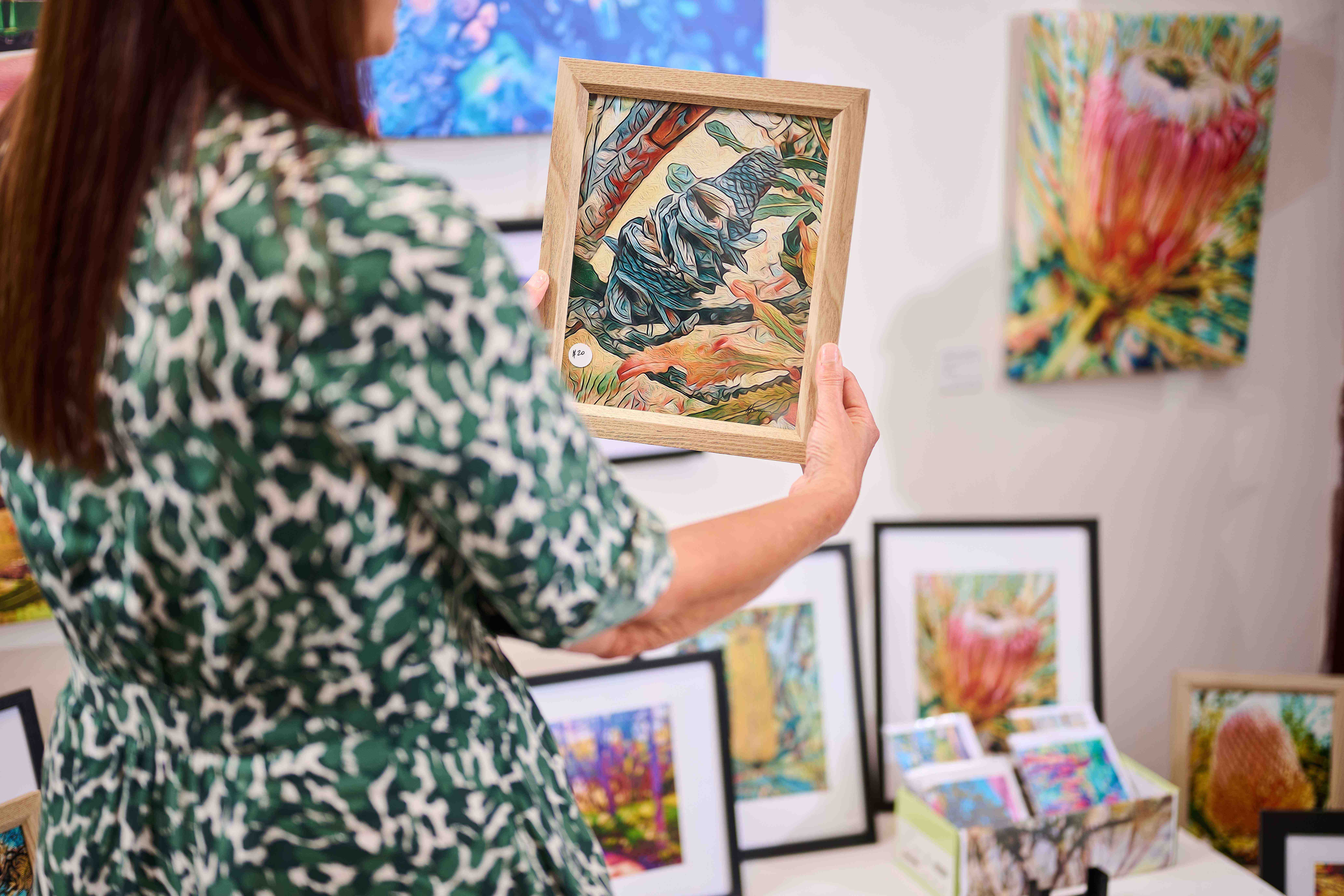 Village Art Gallery Whiteman Park nature art COVER